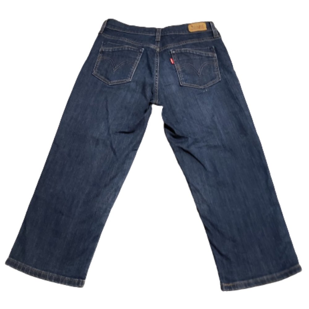 Levi's Blue Jean Capris Capri Pants | Women's 27 Western Cowboy Denim Classic